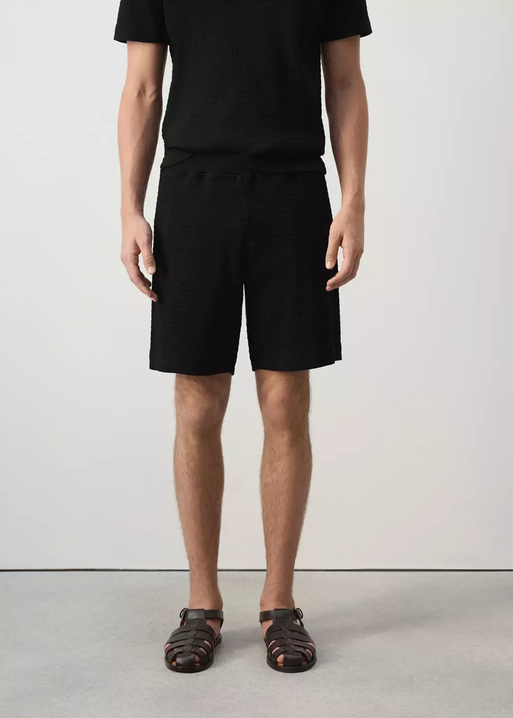 Bermuda 100 % coton texturé, MANGO MAN