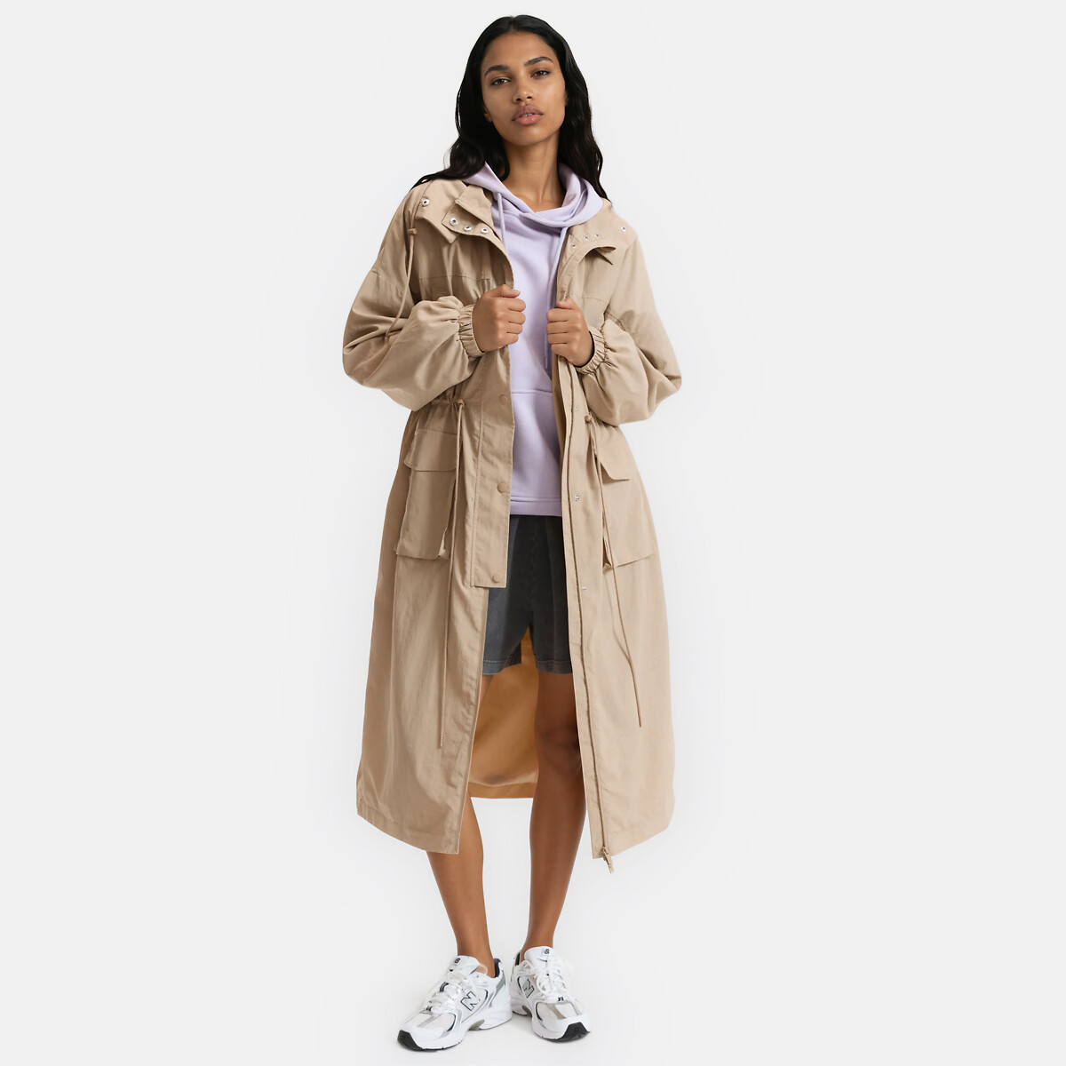 Coupe-vent oversize à capuche, LA REDOUTE COLLECTIONS