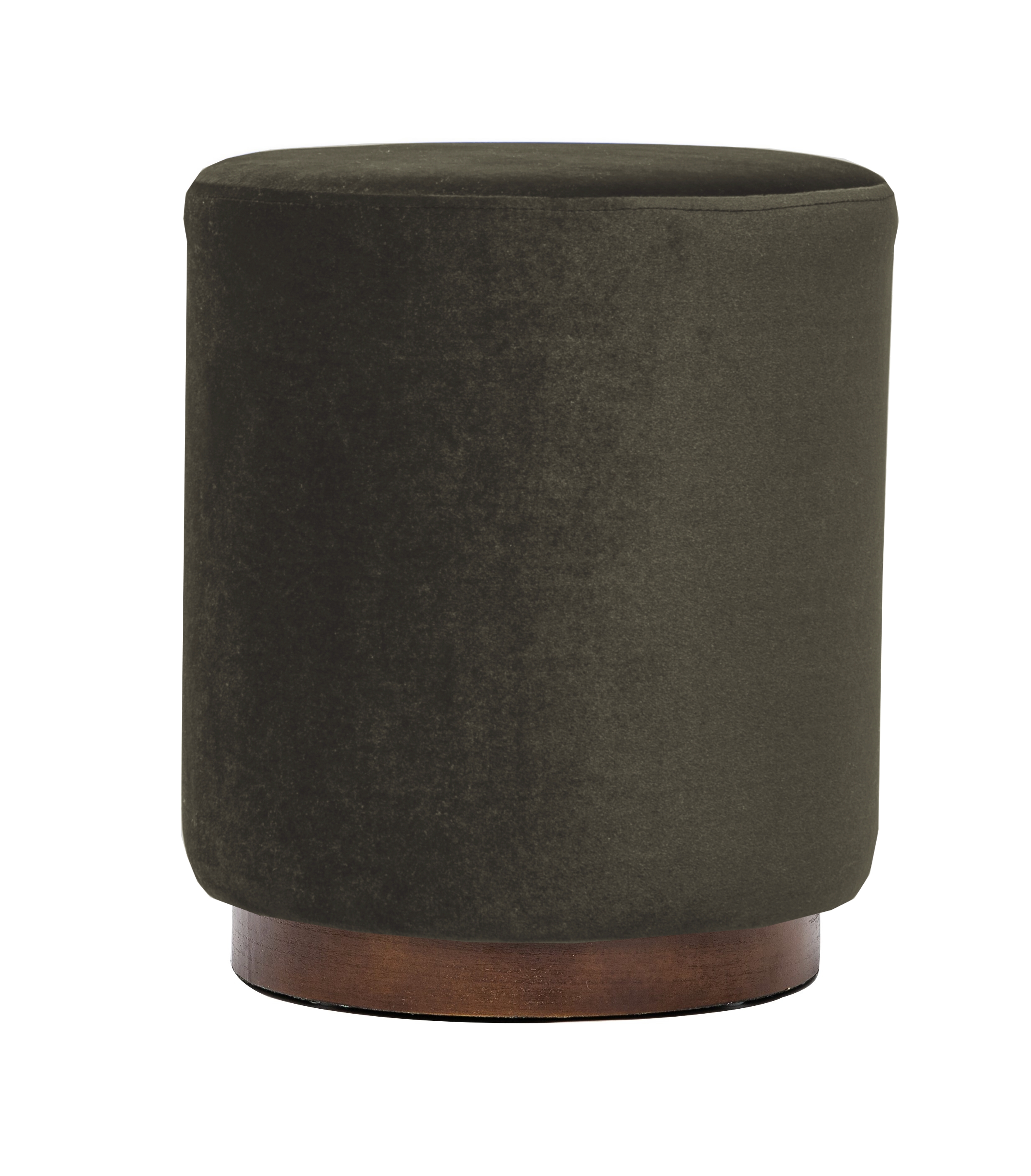 Pouf velours et bois, SOKA, NORDLYS