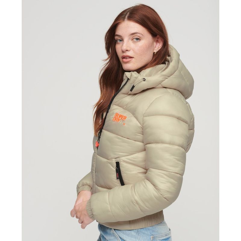 Blouson aviateur beige femme hot sale