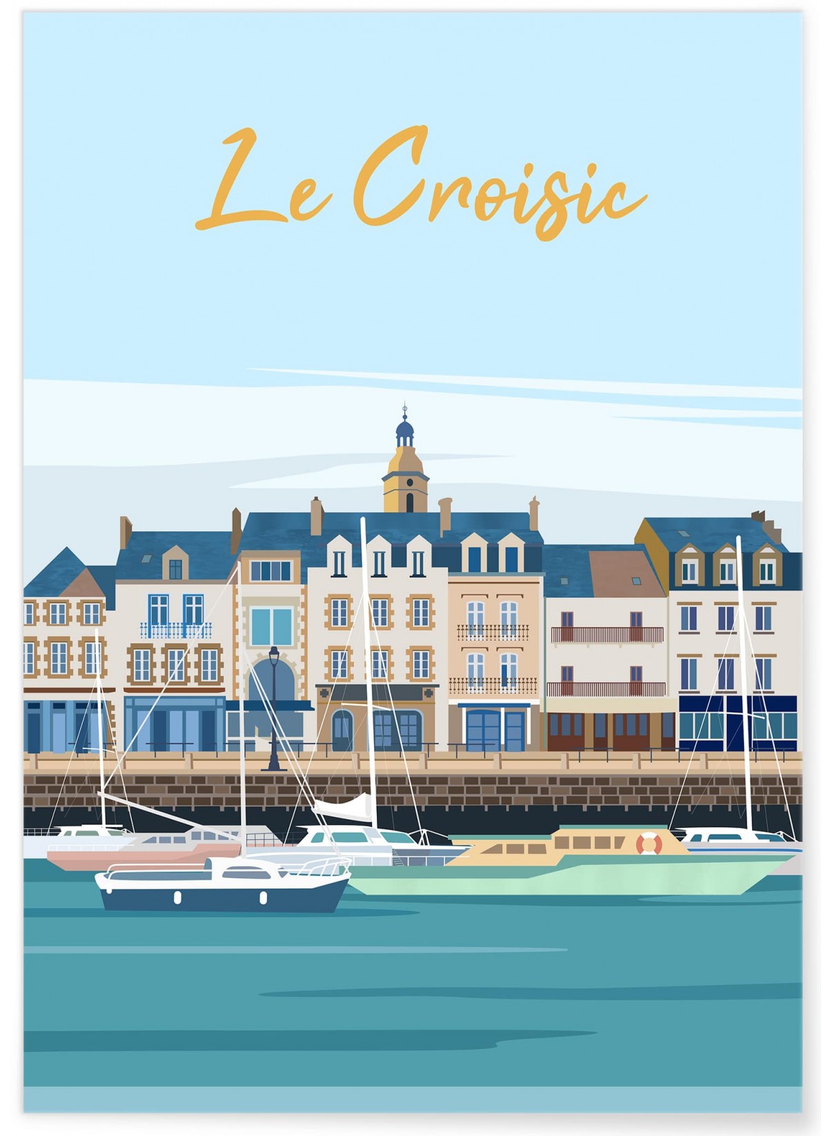 Affiche ville Le Croisic, L'AFFICHERIE