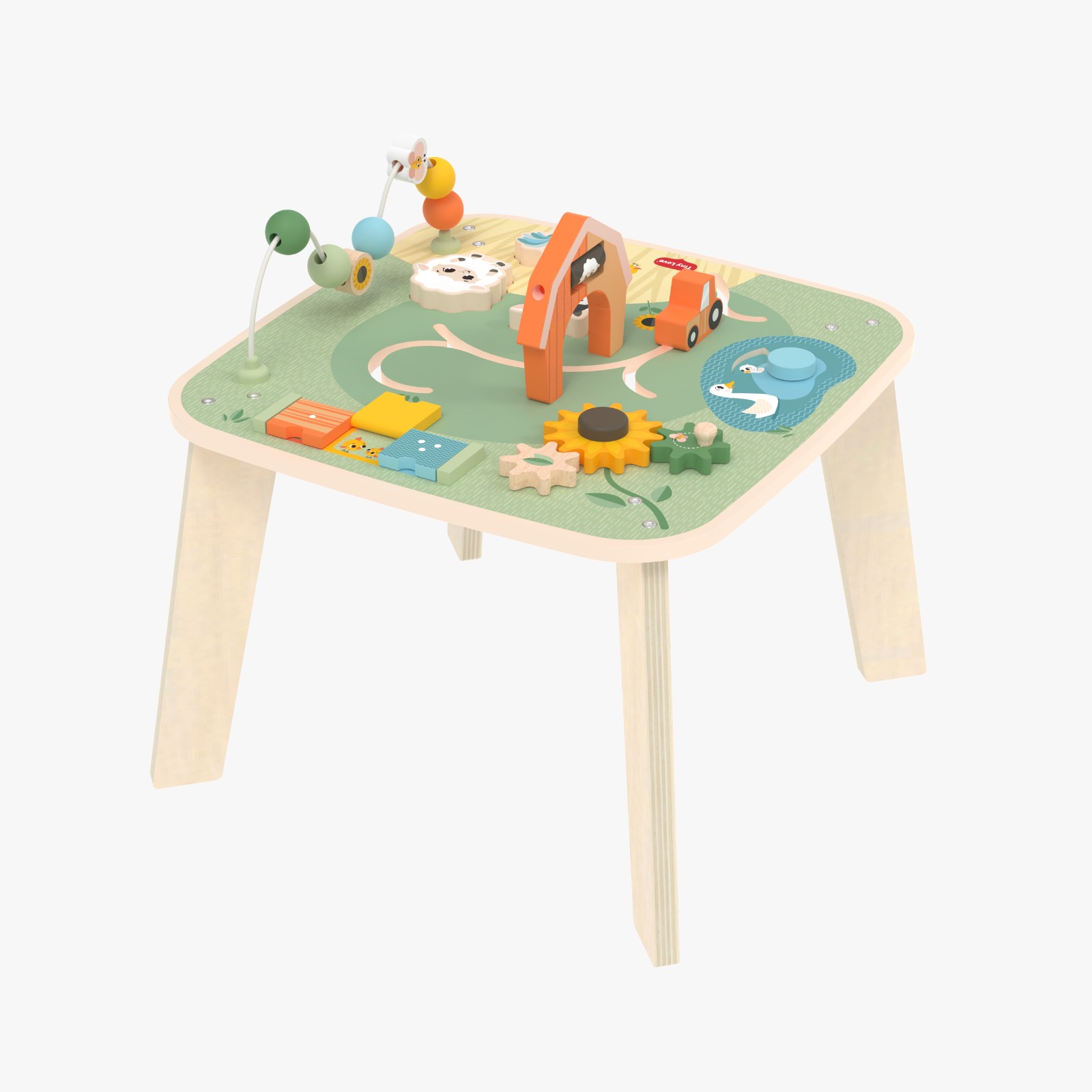 Table d’activité en bois Farmer’s Funday, TINY LOVE