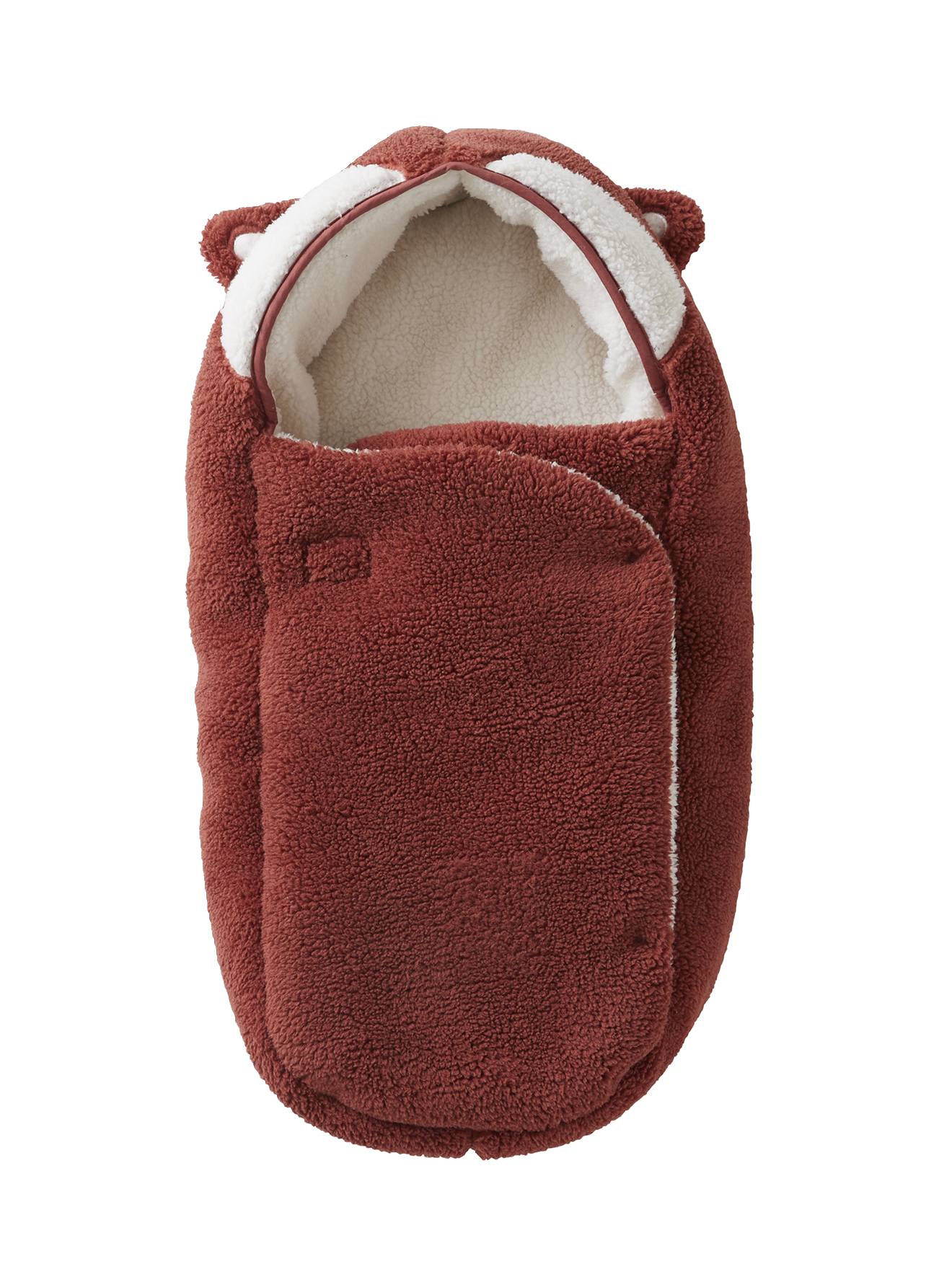 Chancelière coque et nacelle en sherpa Foxy, VERTBAUDET