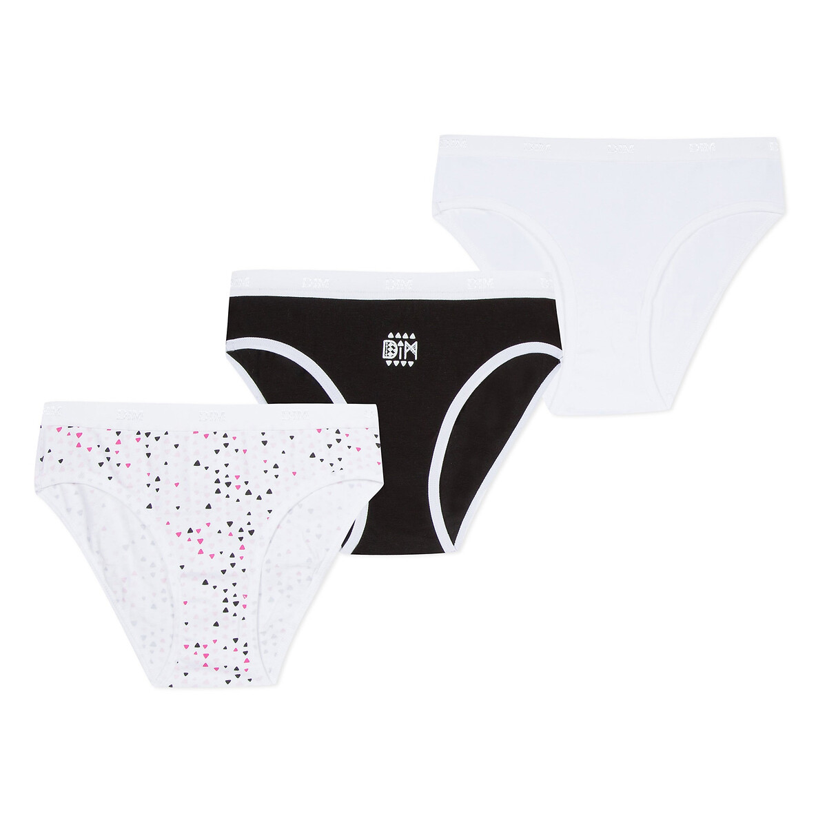 Pack of 3 Briefs in Cotton, 6-16 Years