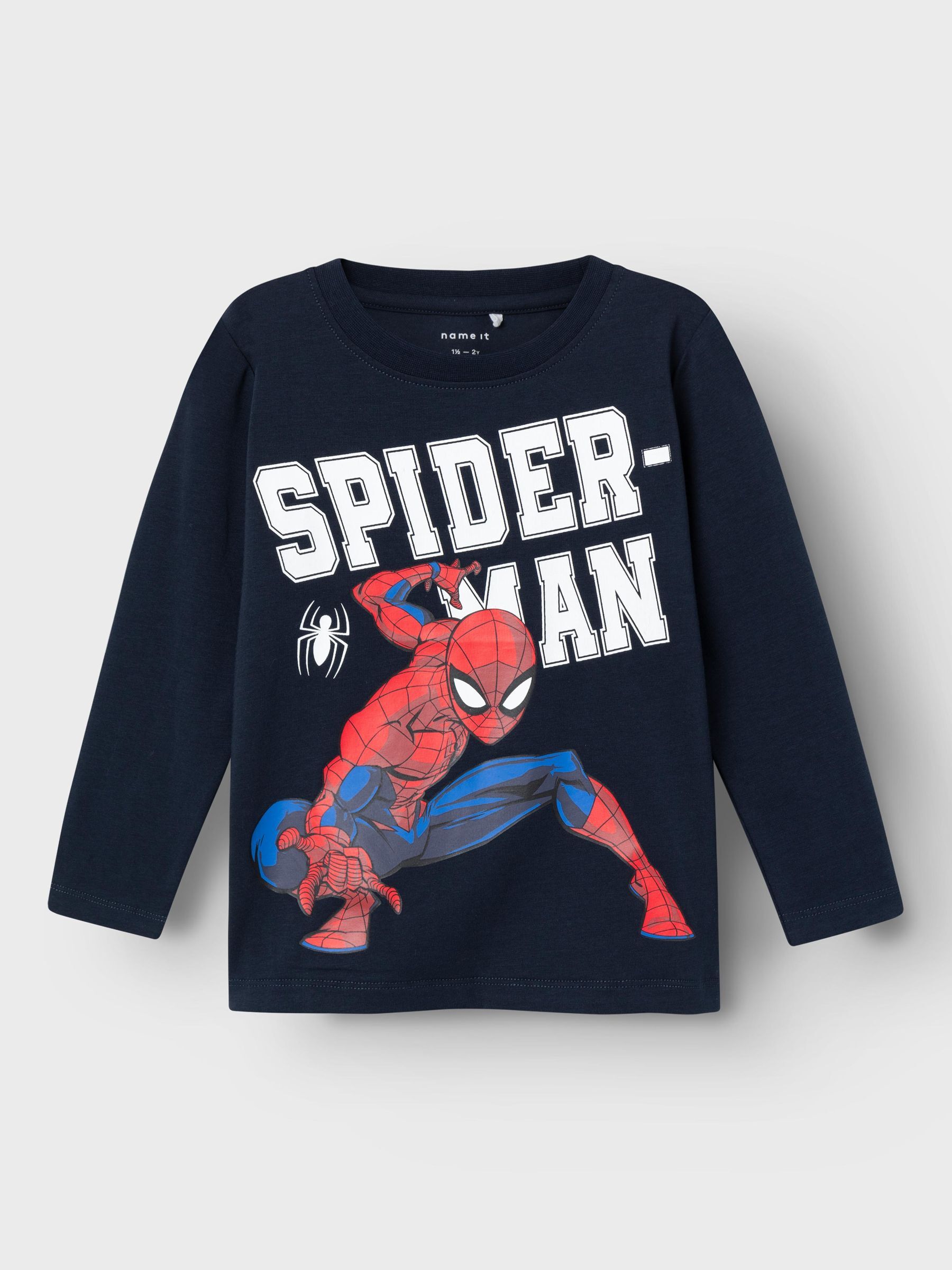 T-shirt Spiderman original Spider-Man pour homme, salle de bain, gris, Marvel officiel - Rouge - XS