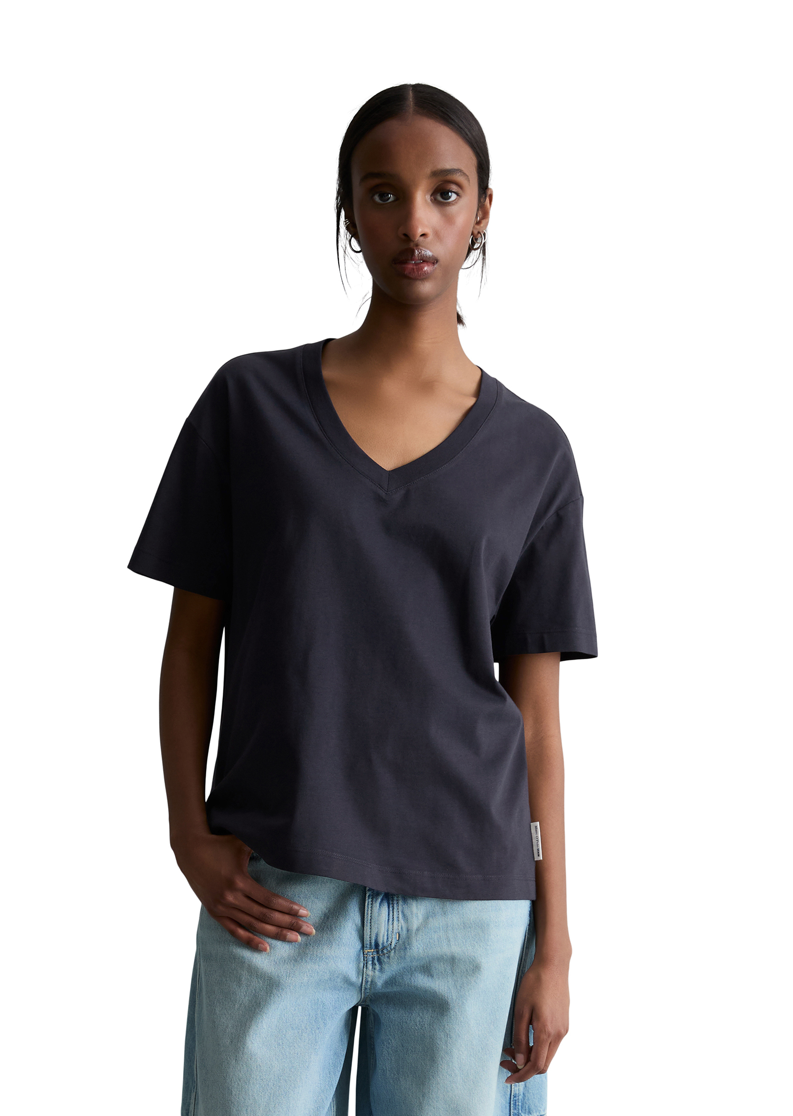 T-shirt DfC regular en jersey simple de coton, MARC O’POLO DENIM
