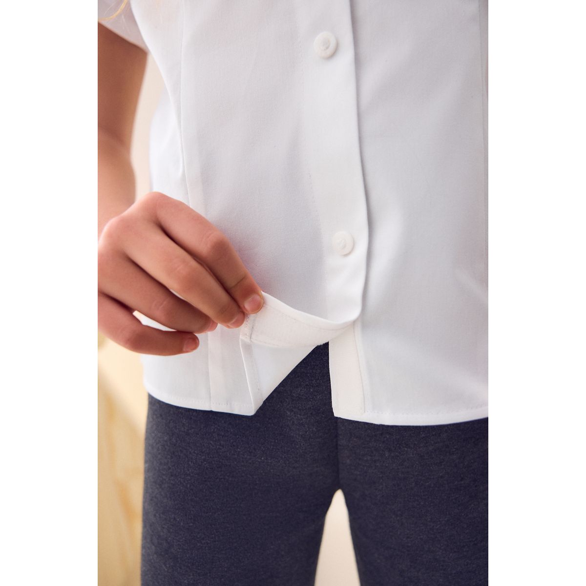 Chemise d'école manches courtes stretch, NEXT