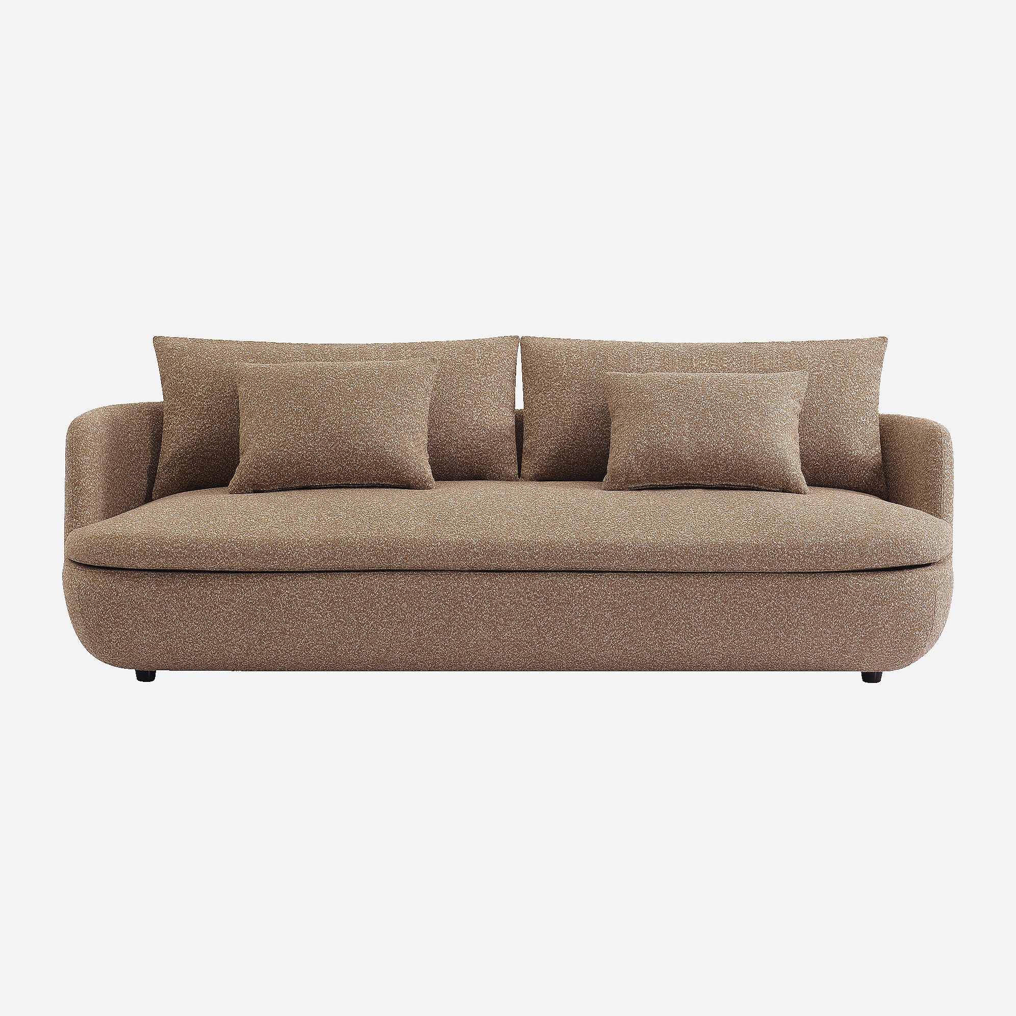 Canapé fixe polyester MONZA, HABITAT