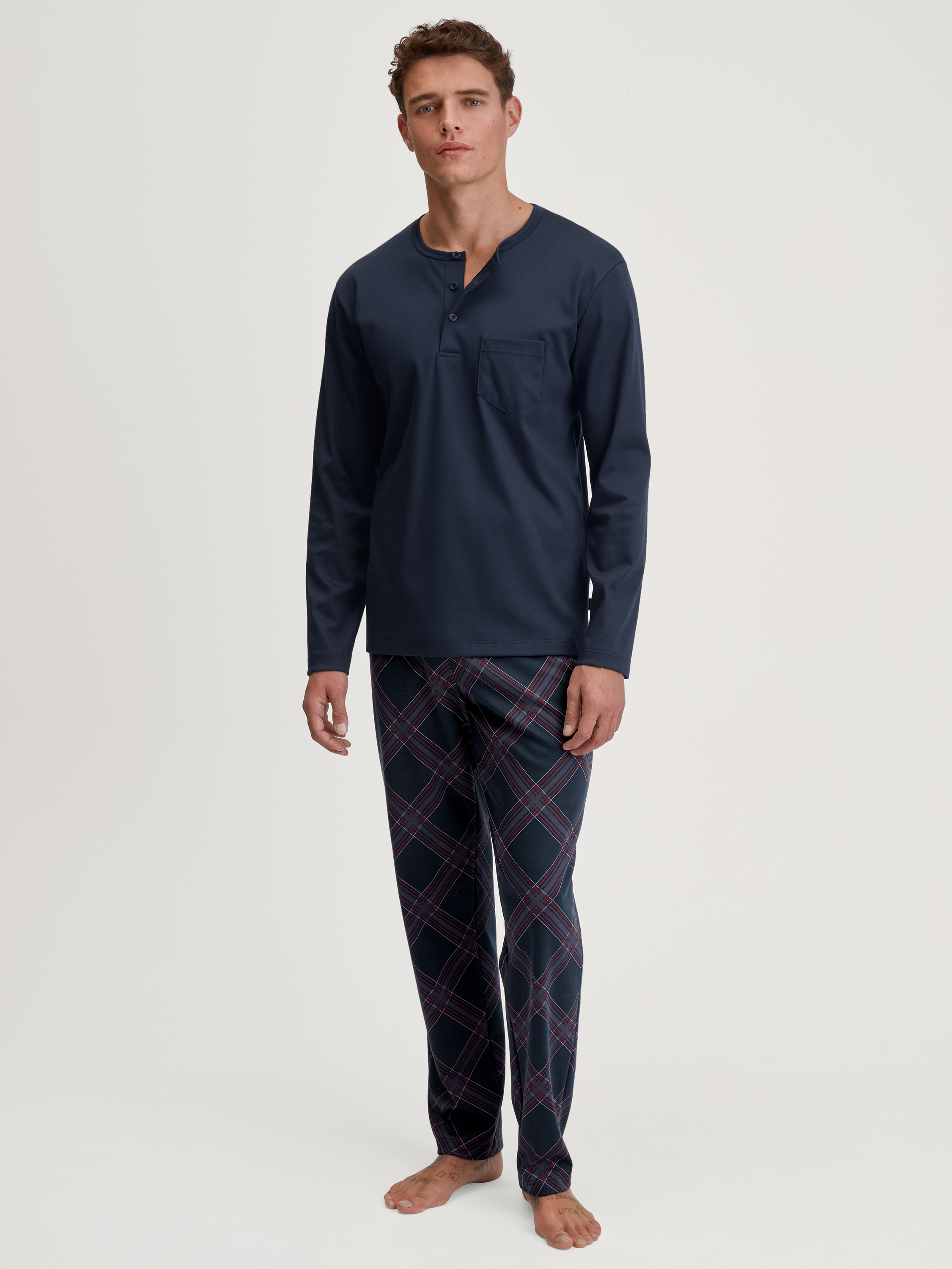 Pyjama, longue manches longues Coton RELAX COMFY, CALIDA