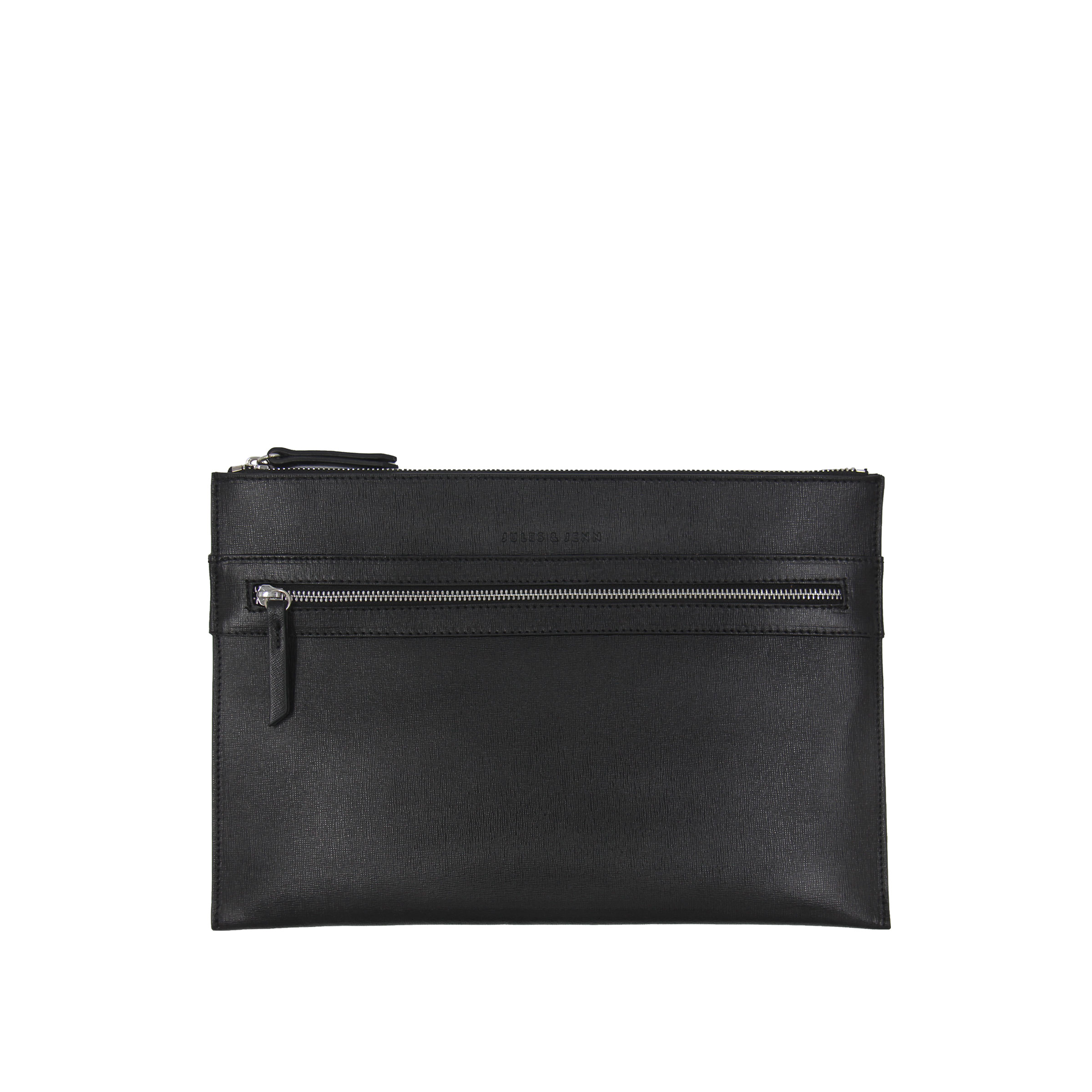 Pochette ordinateur cuir gravé, JULES & JENN
