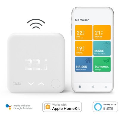 Thermostat connecté Intelligent sans fil -Kit demarrage V3+ TADO