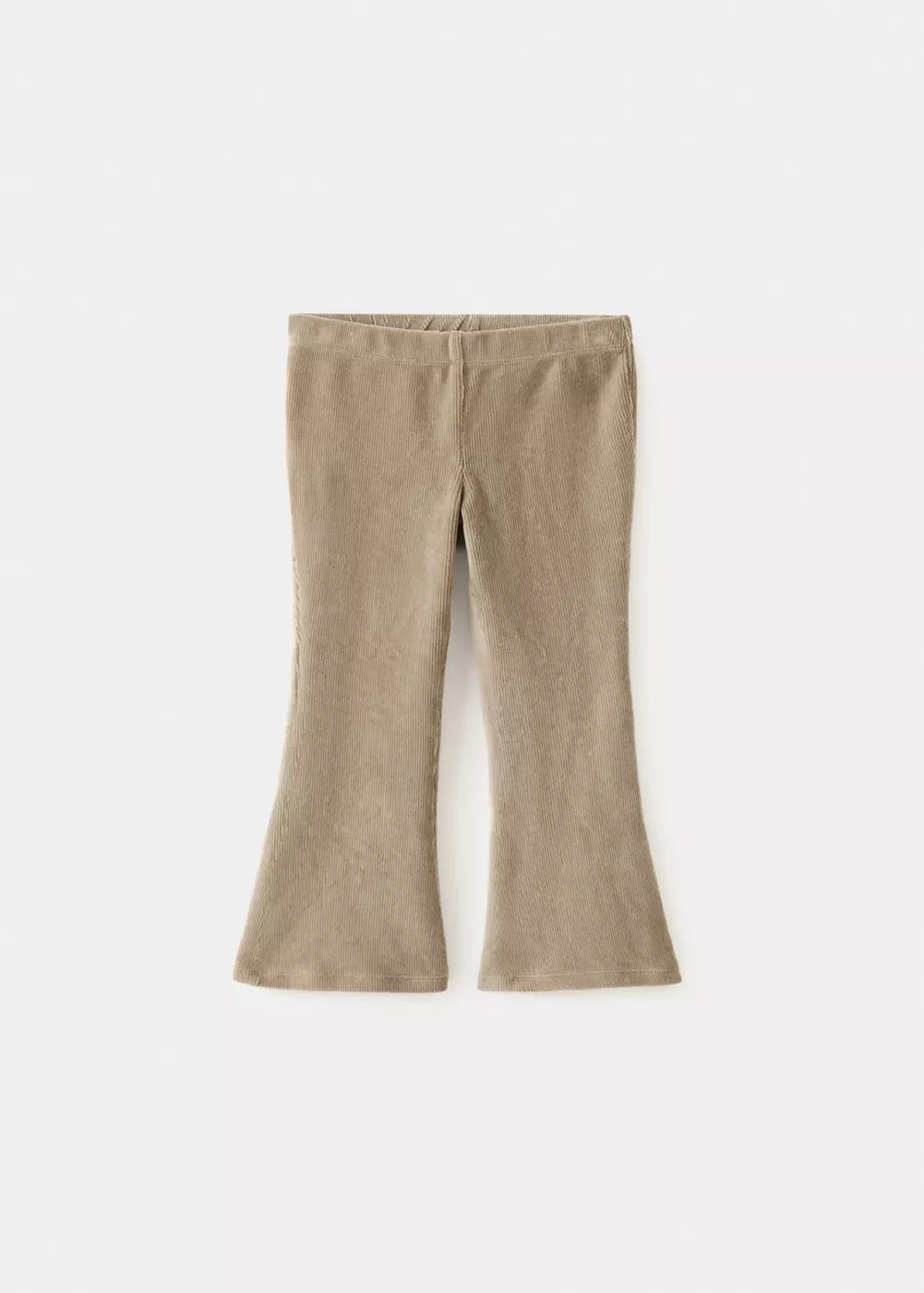 Legging évasé en velours côtelé, MANGO BABY
