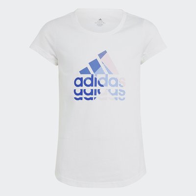 Logo Print Cotton T-Shirt with Short Sleeves ADIDAS SPORTSWEAR