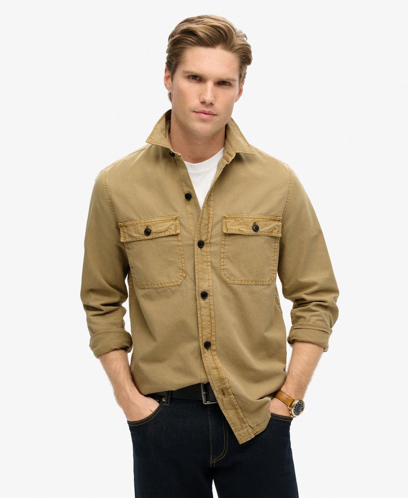 Surchemise Militaire à Manches Longues, SUPERDRY