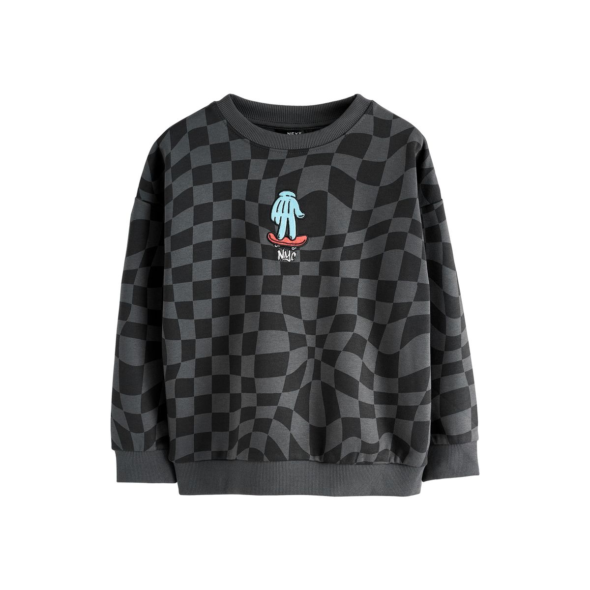Pull ras du cou à motif, NEXT