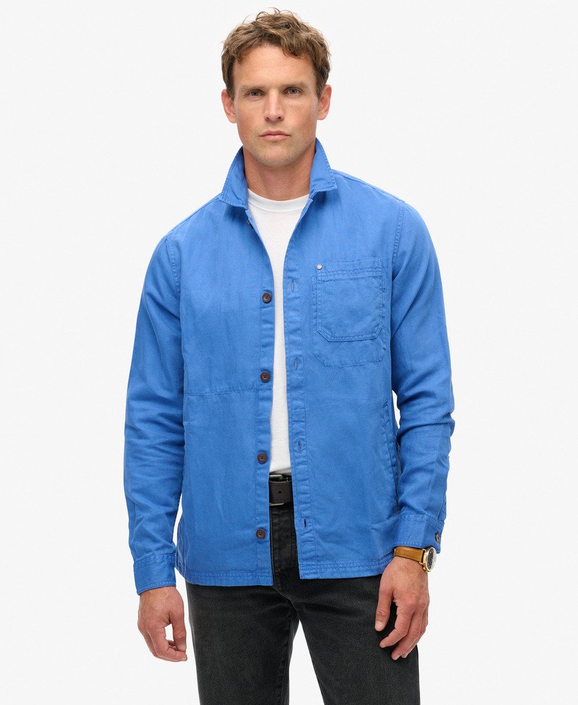 The Merchant Store - Surchemise en lin mélangé, SUPERDRY