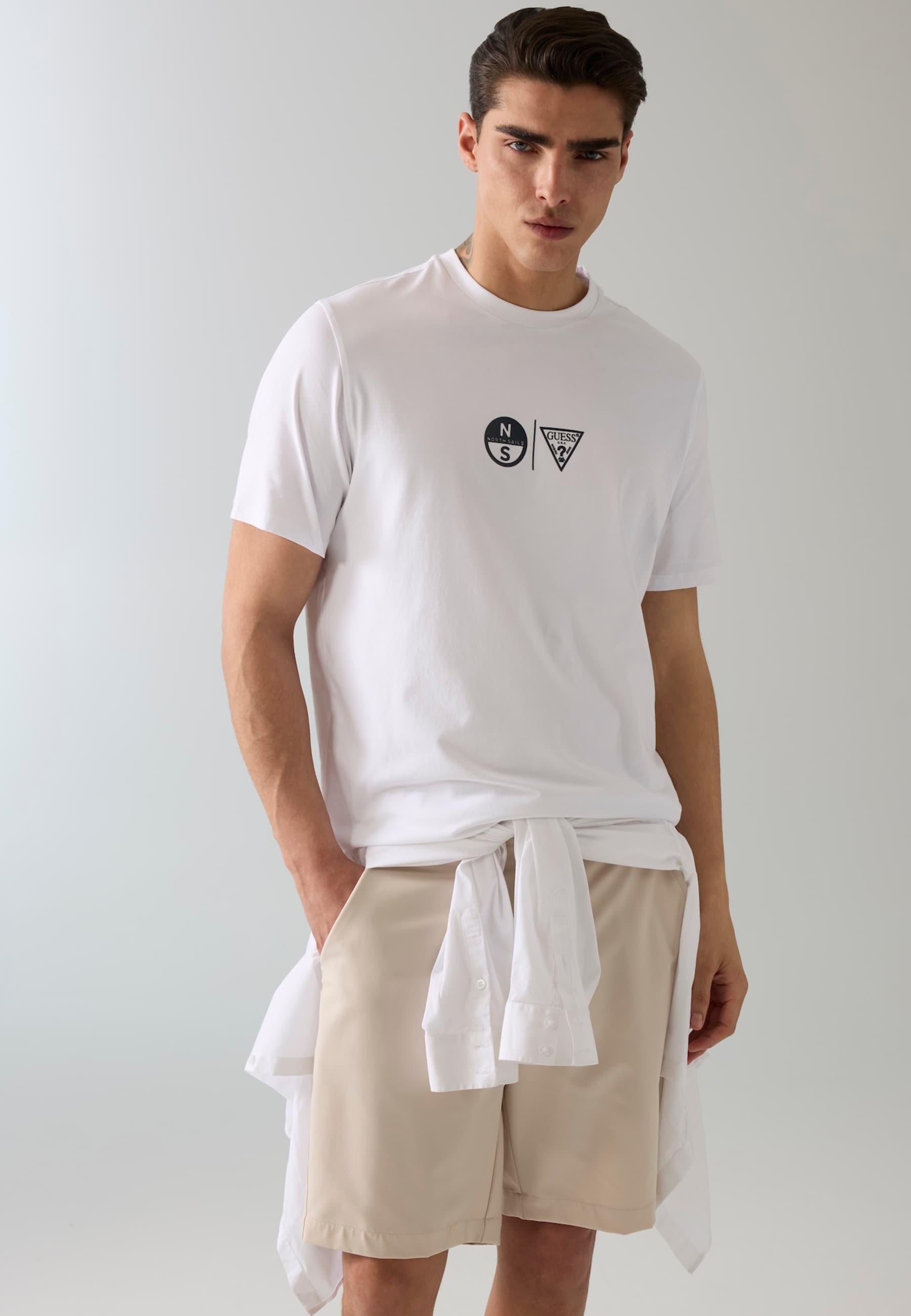 T-Shirt Avec Logo Imprimé, GUESS