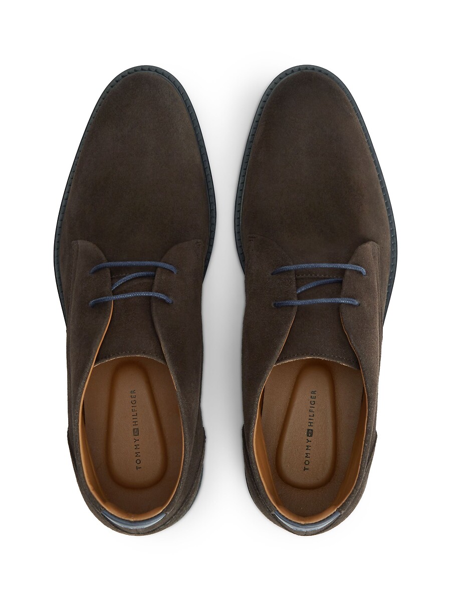Tommy Hilfiger Botines de piel de ante con cordones — foto 6