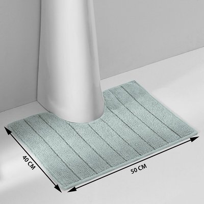 Zavara 100% Cotton Toilet/Sink Cutout Bathroom Mat LA REDOUTE INTERIEURS