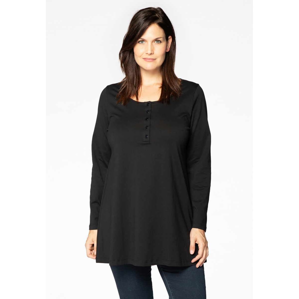 Tunique noire discount grande taille femme