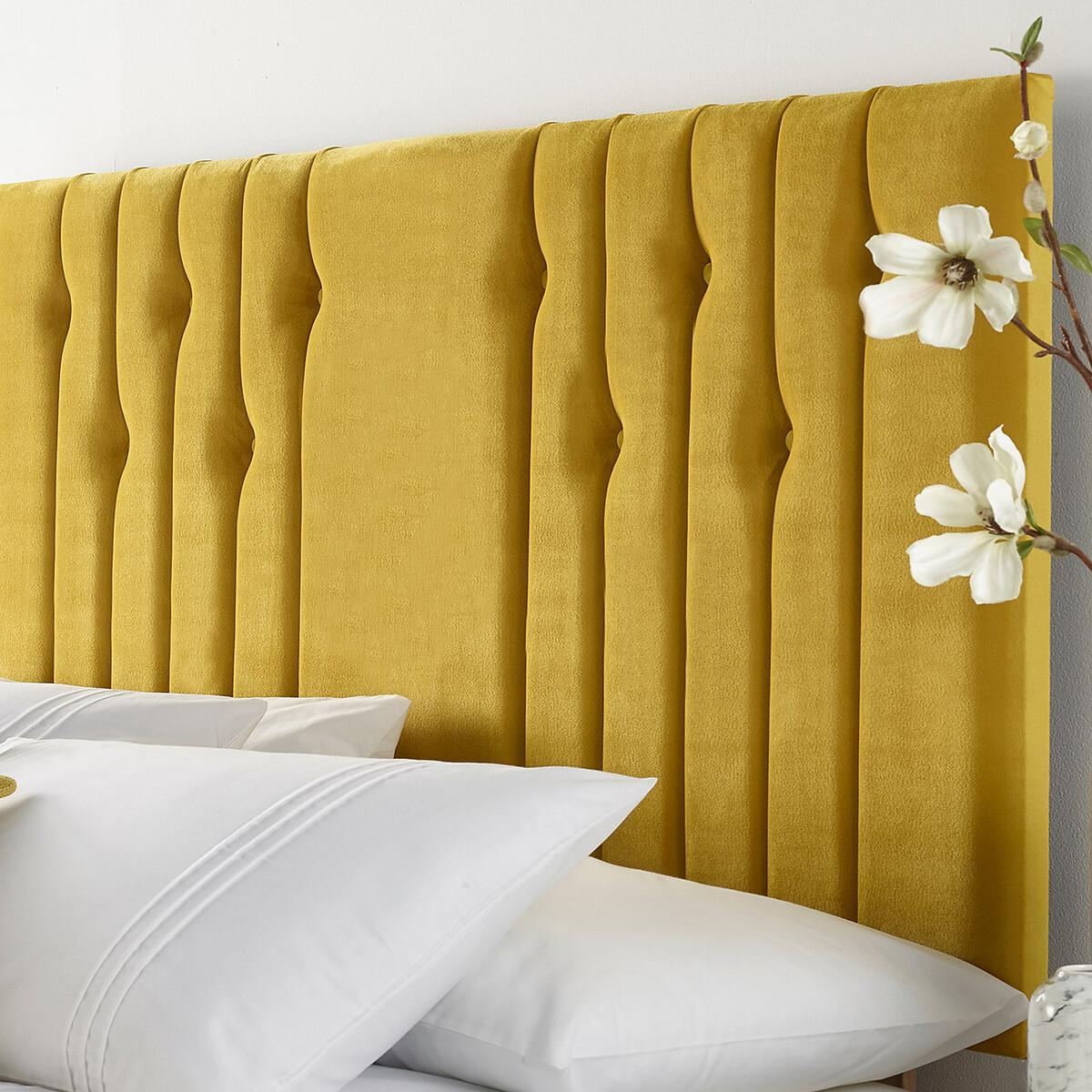 Yellow king 2024 size headboard