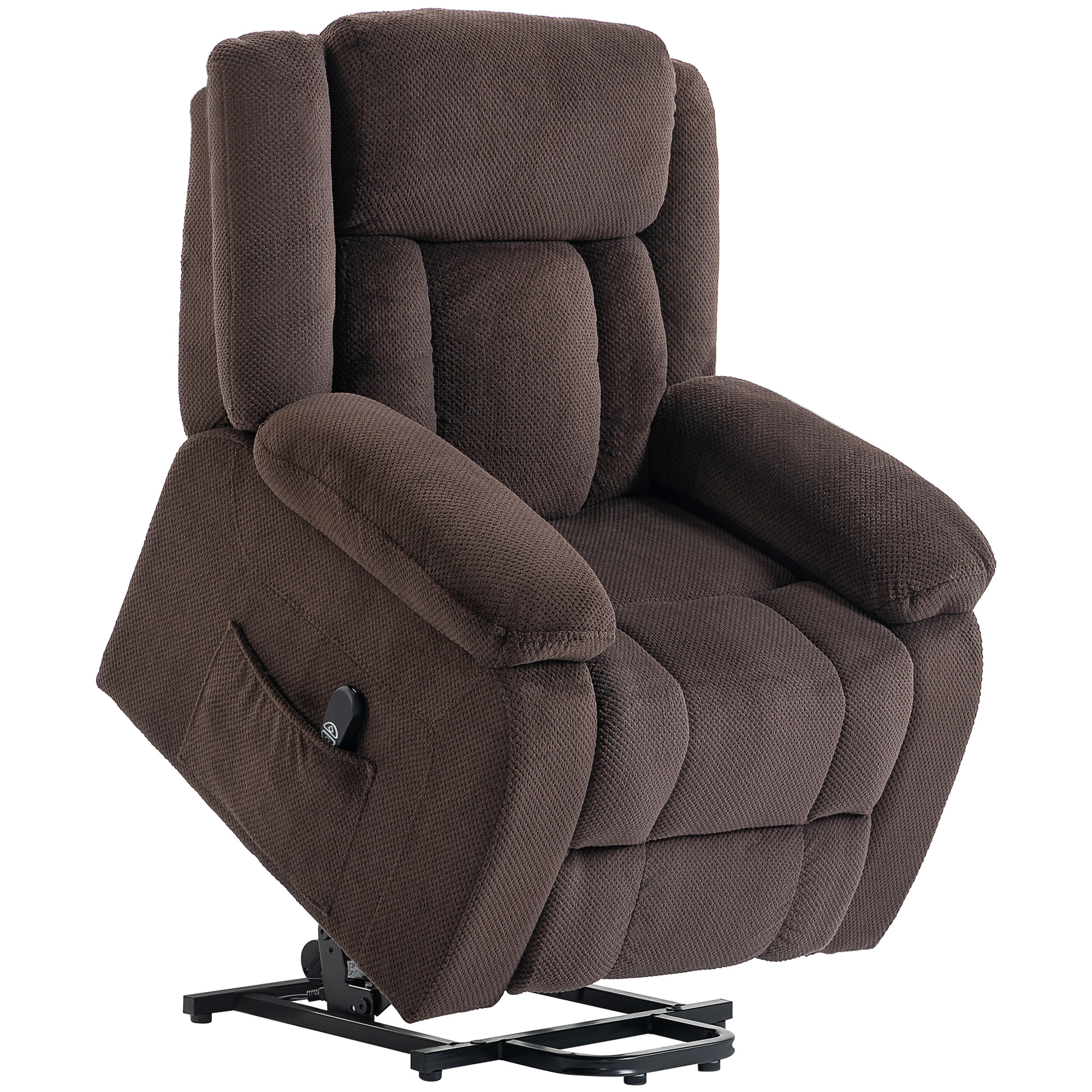 Fauteuil releveur multifonctionnel Velours, HOMCOM