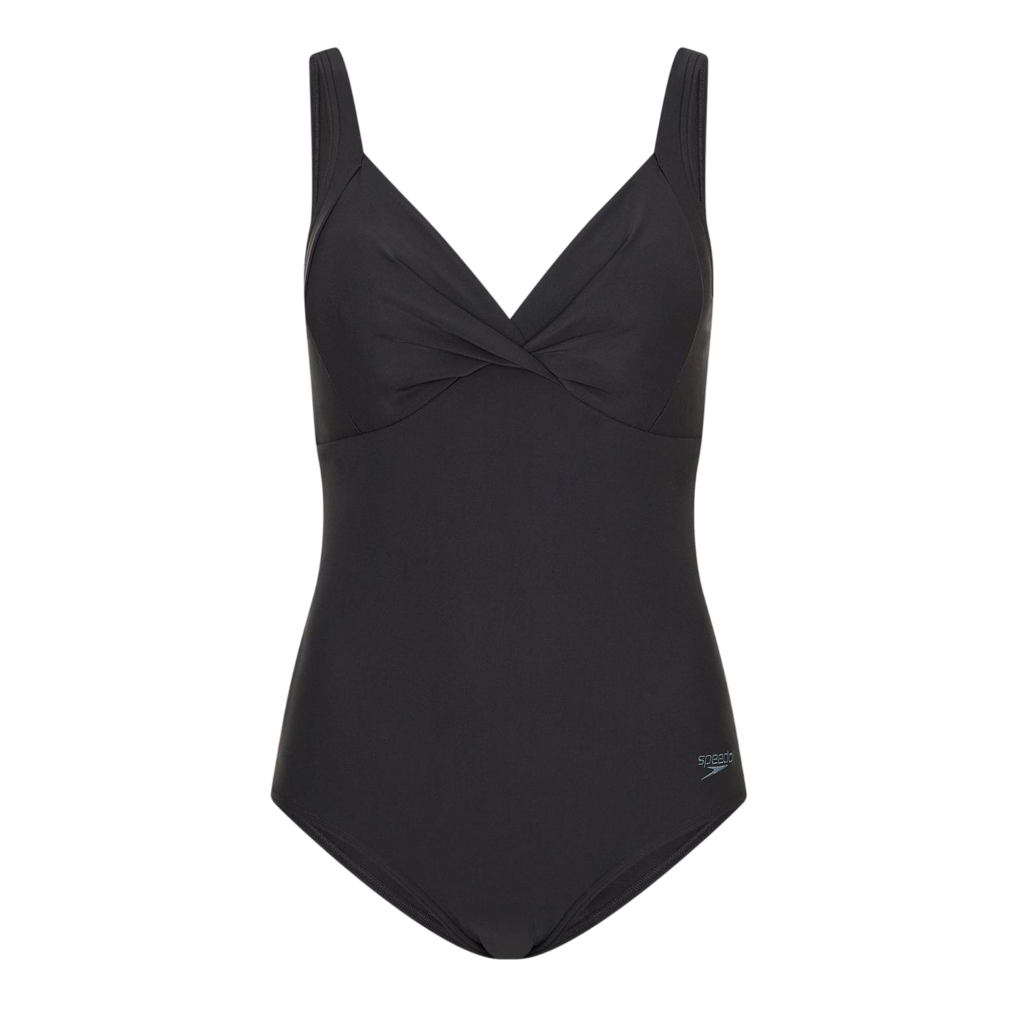 Maillot de bain 1 pièce uni style natation, SPEEDO