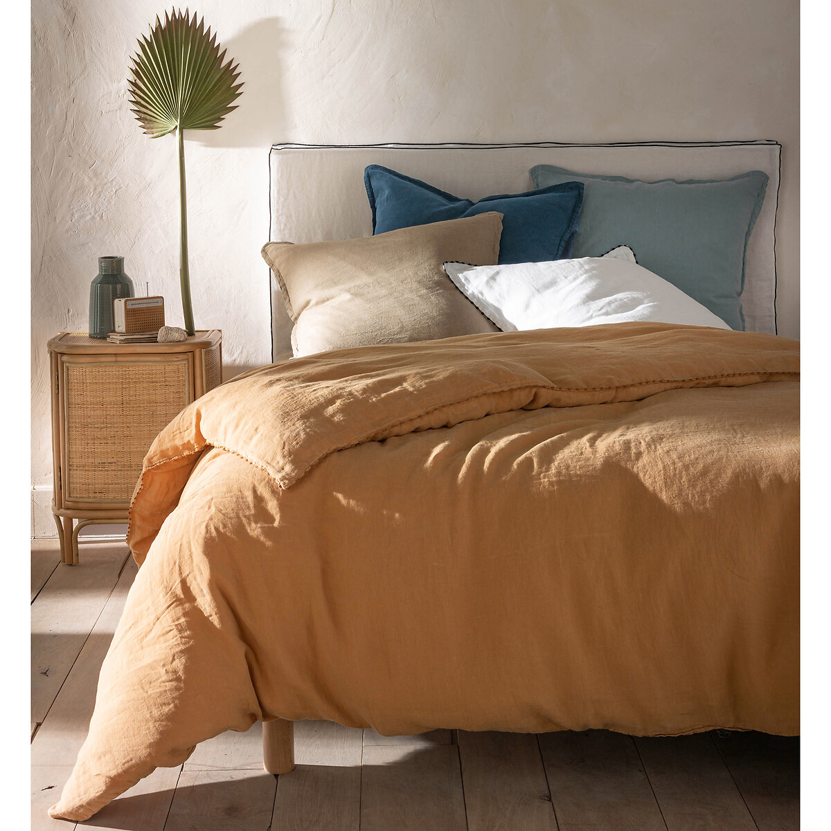 Washed Linen Duvet Cover La Redoute, Duvet And Bed Covers