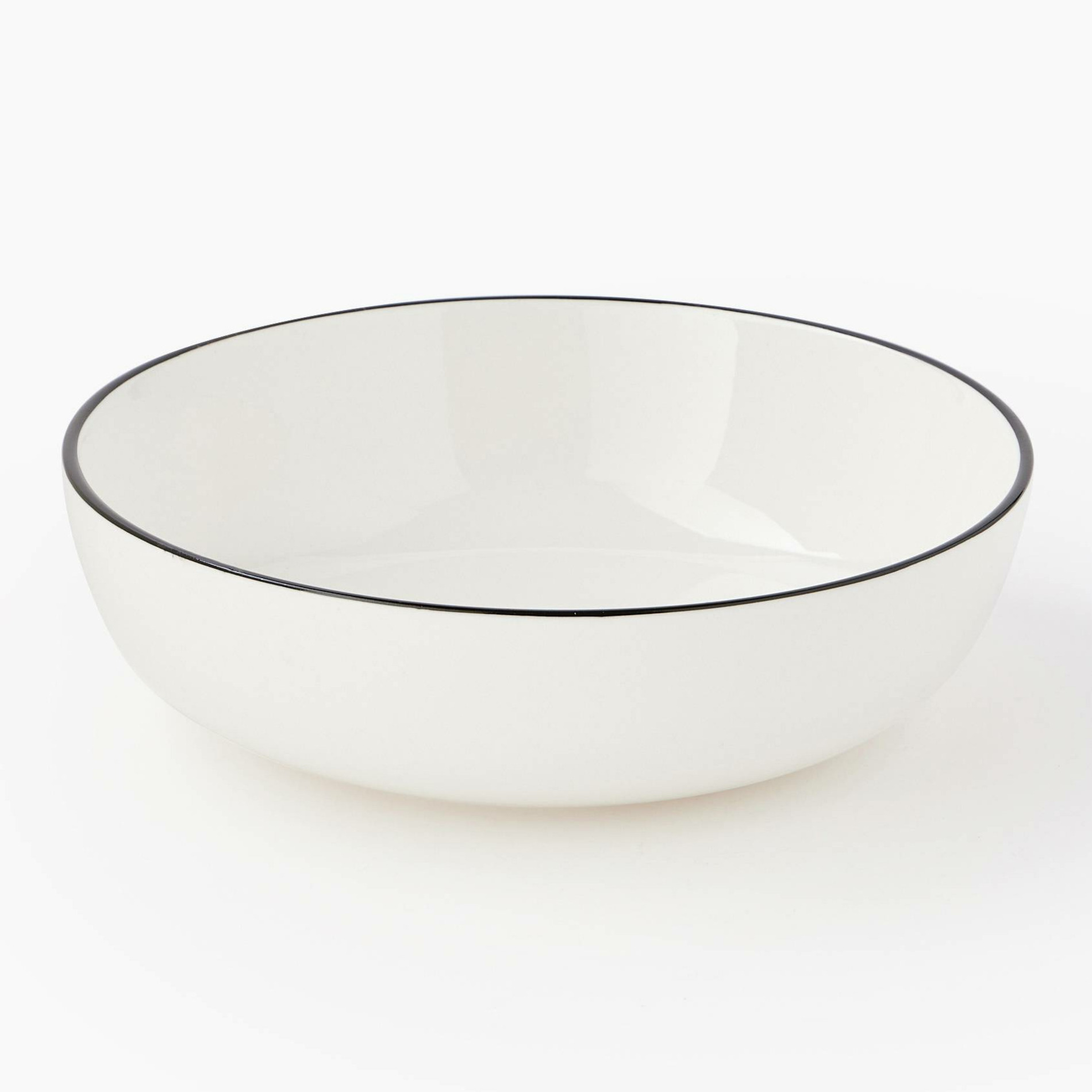 Saladier finition liseré, 25cm, MONOPRIX