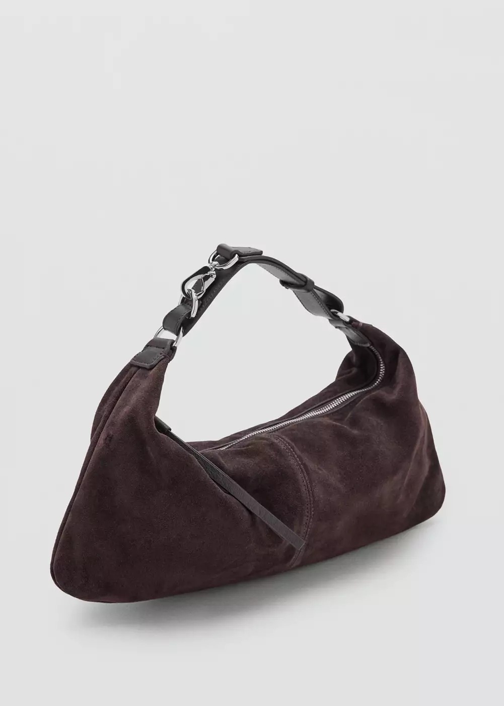 Sac porté épaule cuir, MANGO