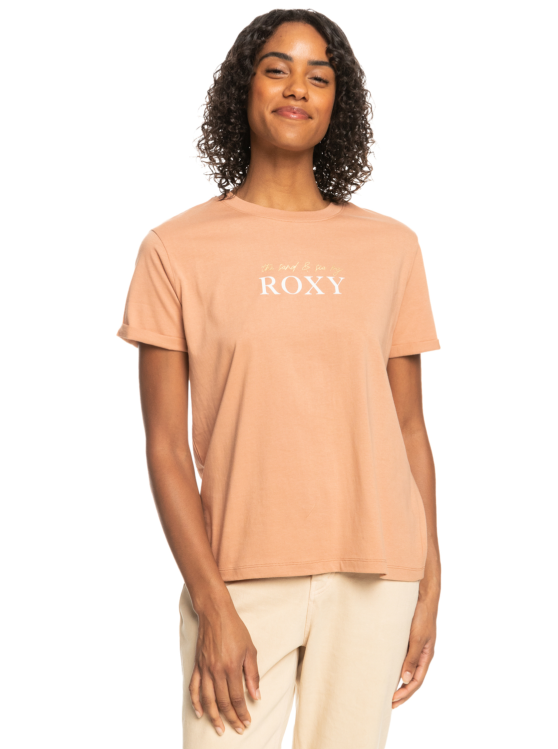 T-Shirt, manches courtes, col rond, ., ROXY