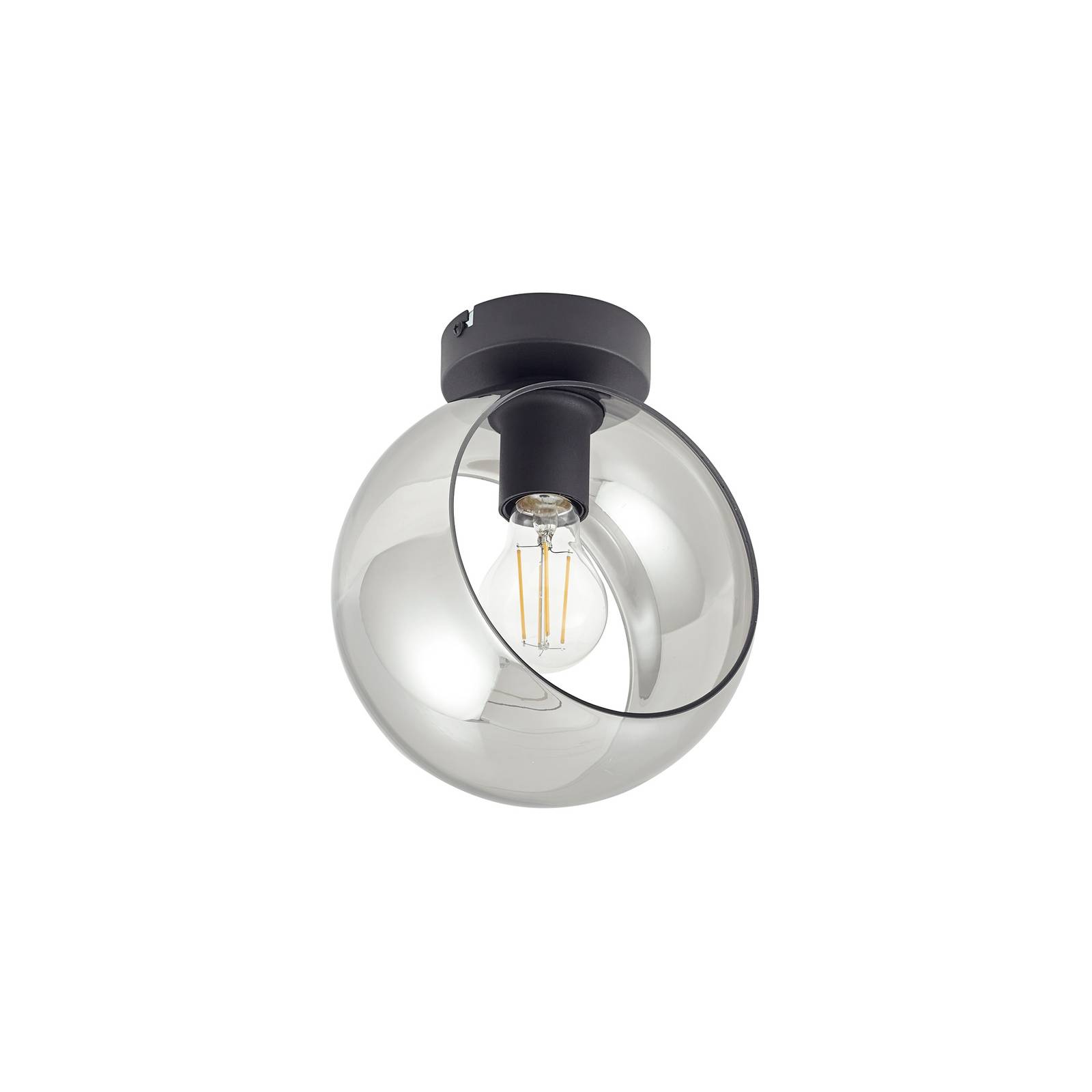 Plafonnier en verre moderne, Roton, LINDBY