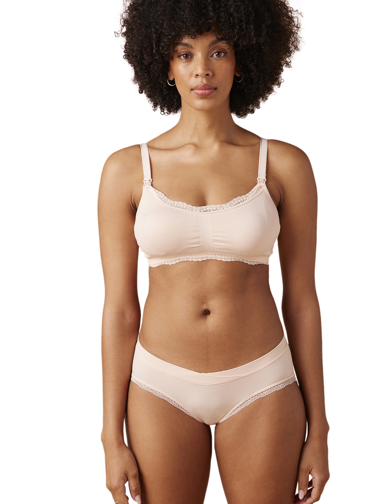 Lot 2 brassières grossesse et allaitement sans coutures, ENVIE DE FRAISE