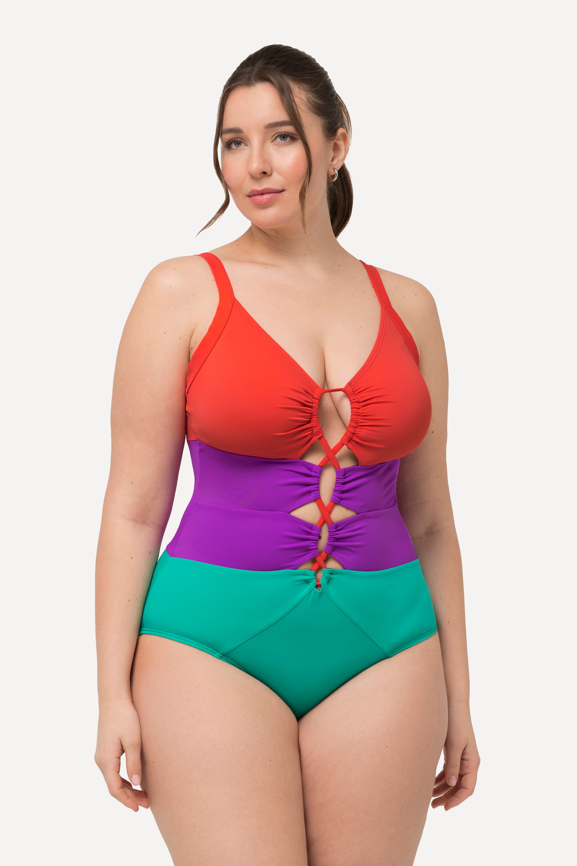 Maillot de bain esprit colour block, ULLA POPKEN