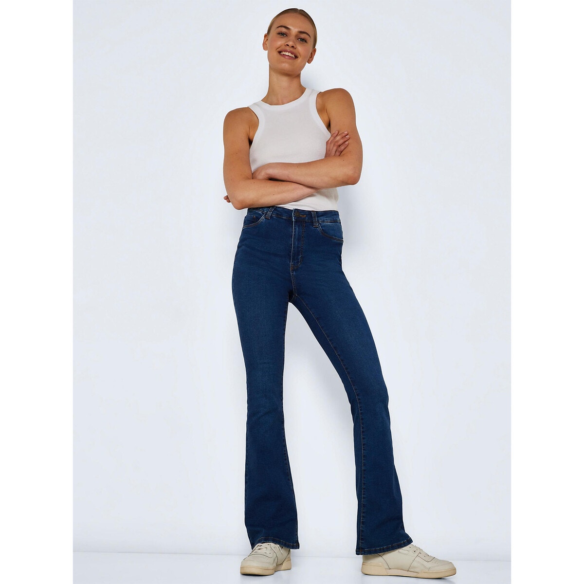 Jean flare outlet taille haute