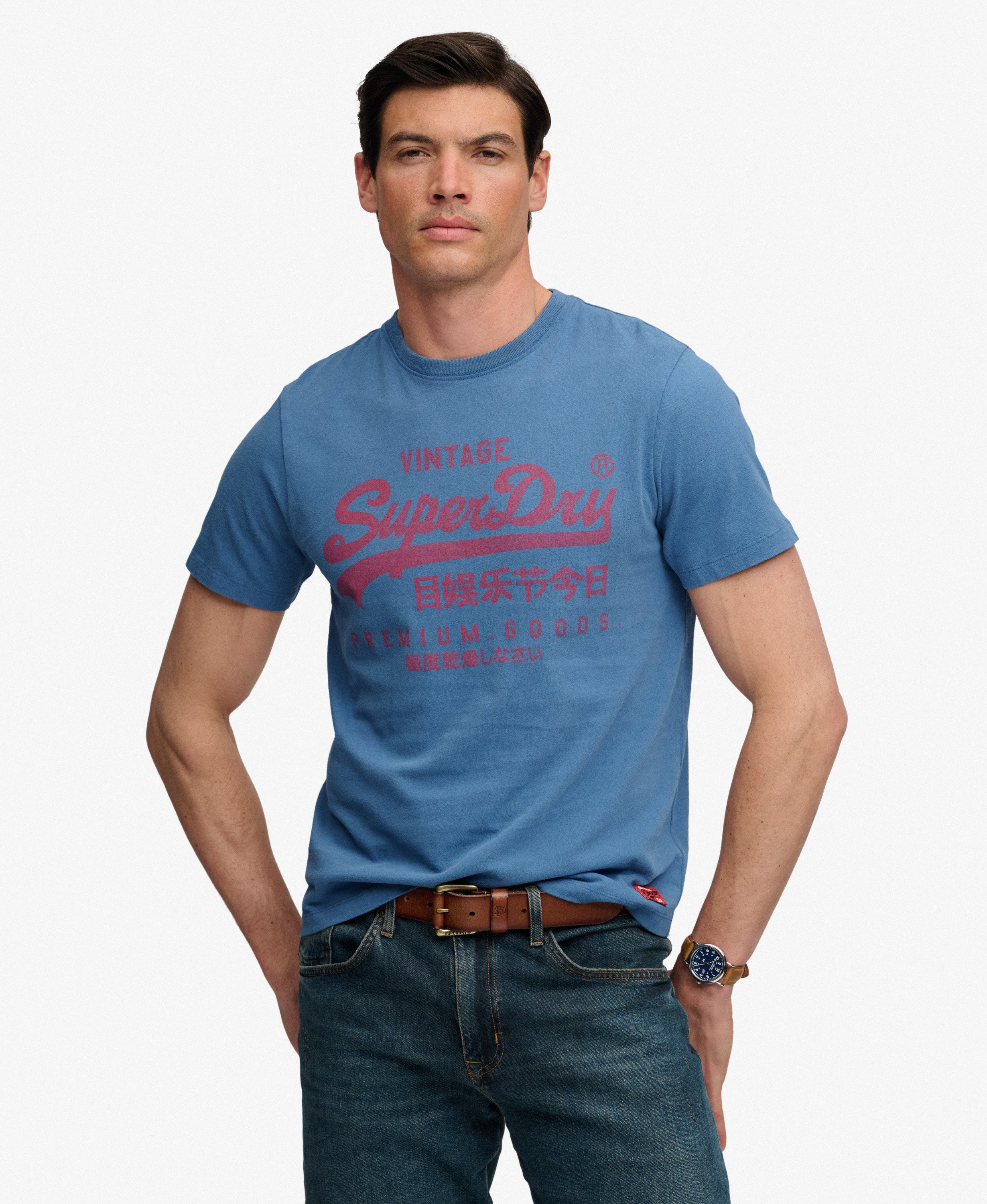 T-shirt Vintage Logo Classique, SUPERDRY