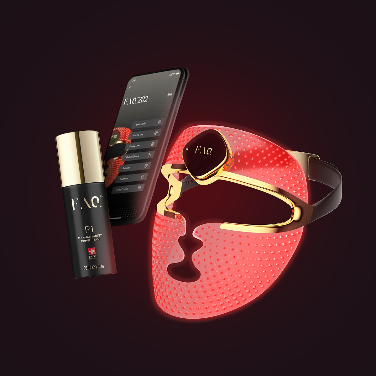 Máscara facial led faq 202 transparente Foreo | La Redoute
