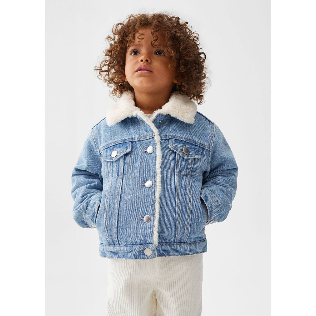 Veste en discount jeans bebe fille