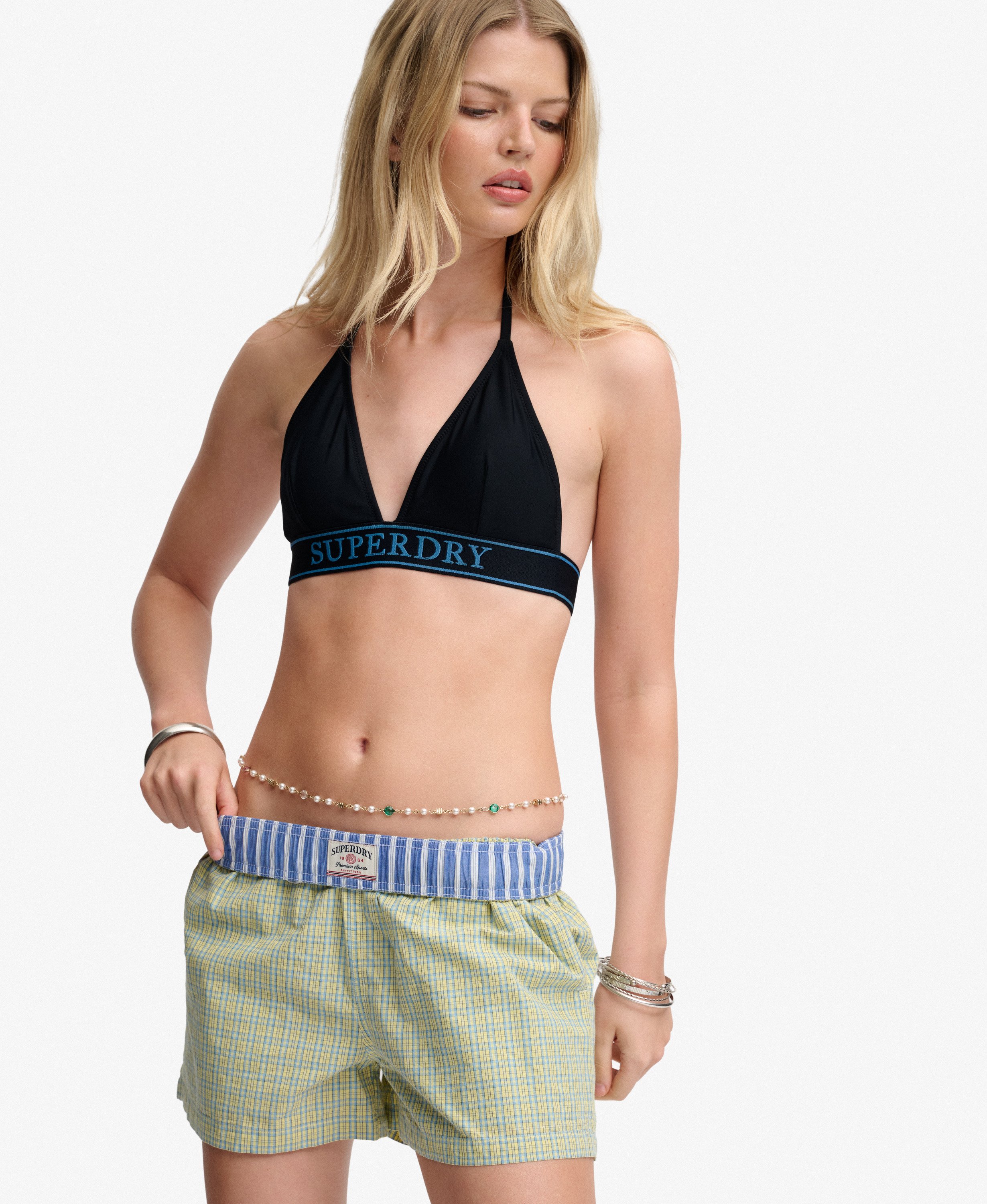 Haut de Bikini Triangle Logo, SUPERDRY