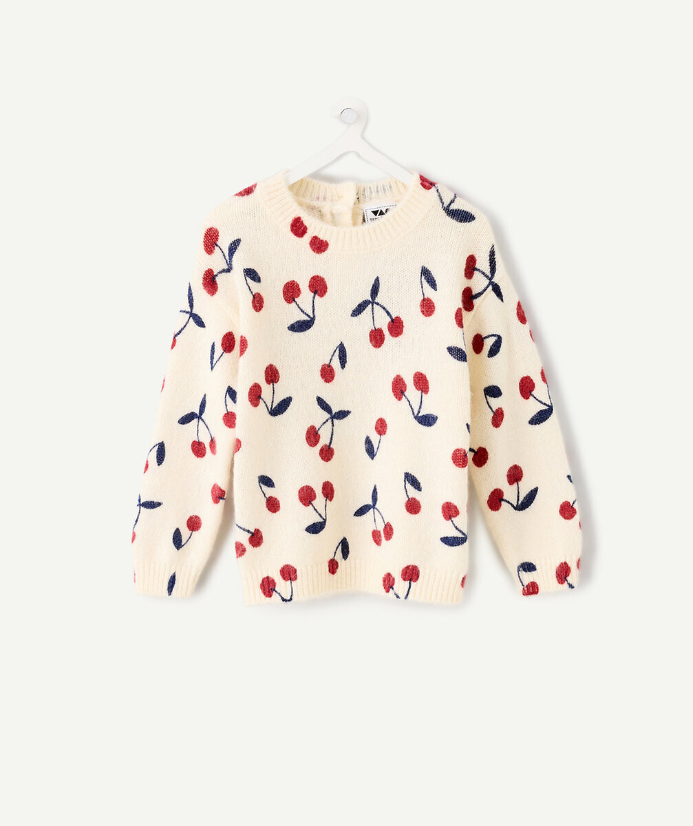 Pull imprimé cerises, TAPE A L'OEIL