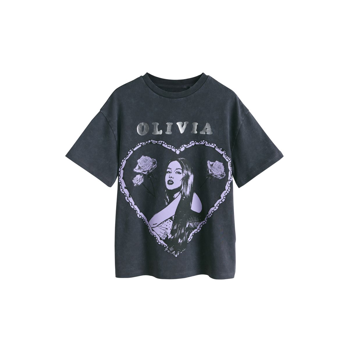 T-shirt oversize olivia rodrigo, NEXT