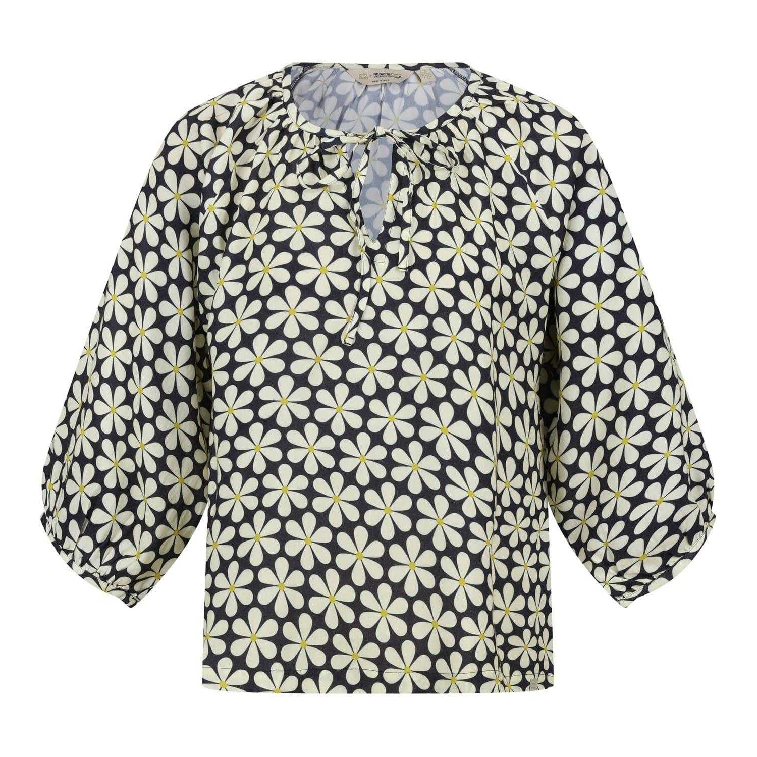 Blouse manches ¾ bouffantes motif/style floral PEASANT, REGATTA