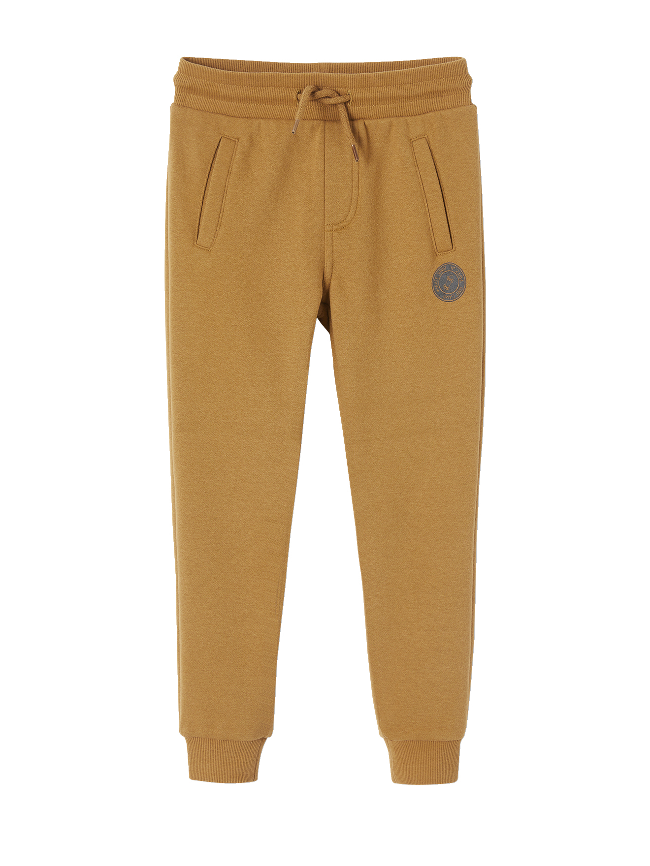 Pantalon jogging sport en molleton garçon - marine