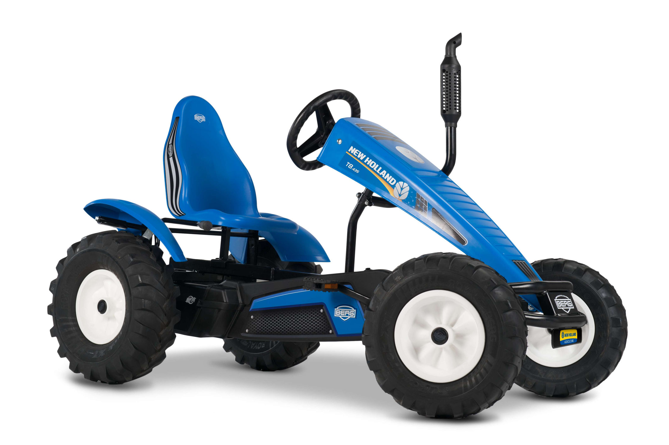 Kart à Pédales pour Enfants, 5+ Ans, XL New Holland BFR, BERG TOYS
