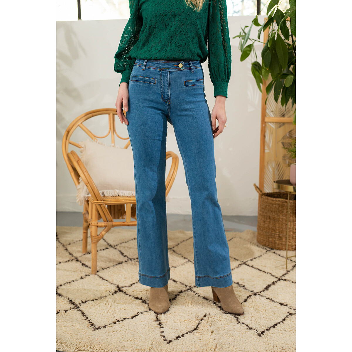 Vaqueros bootcut marce vaquero La Petite Etoile | La Redoute