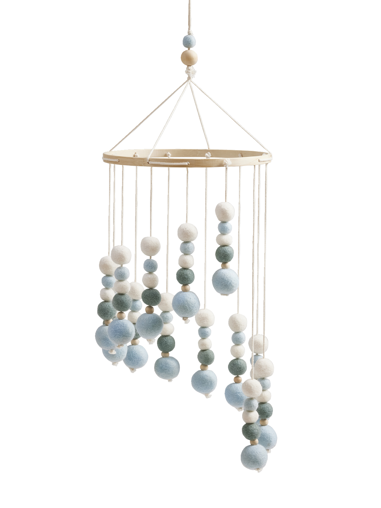 Décoration spirale à suspendre en feutrine, VERTBAUDET