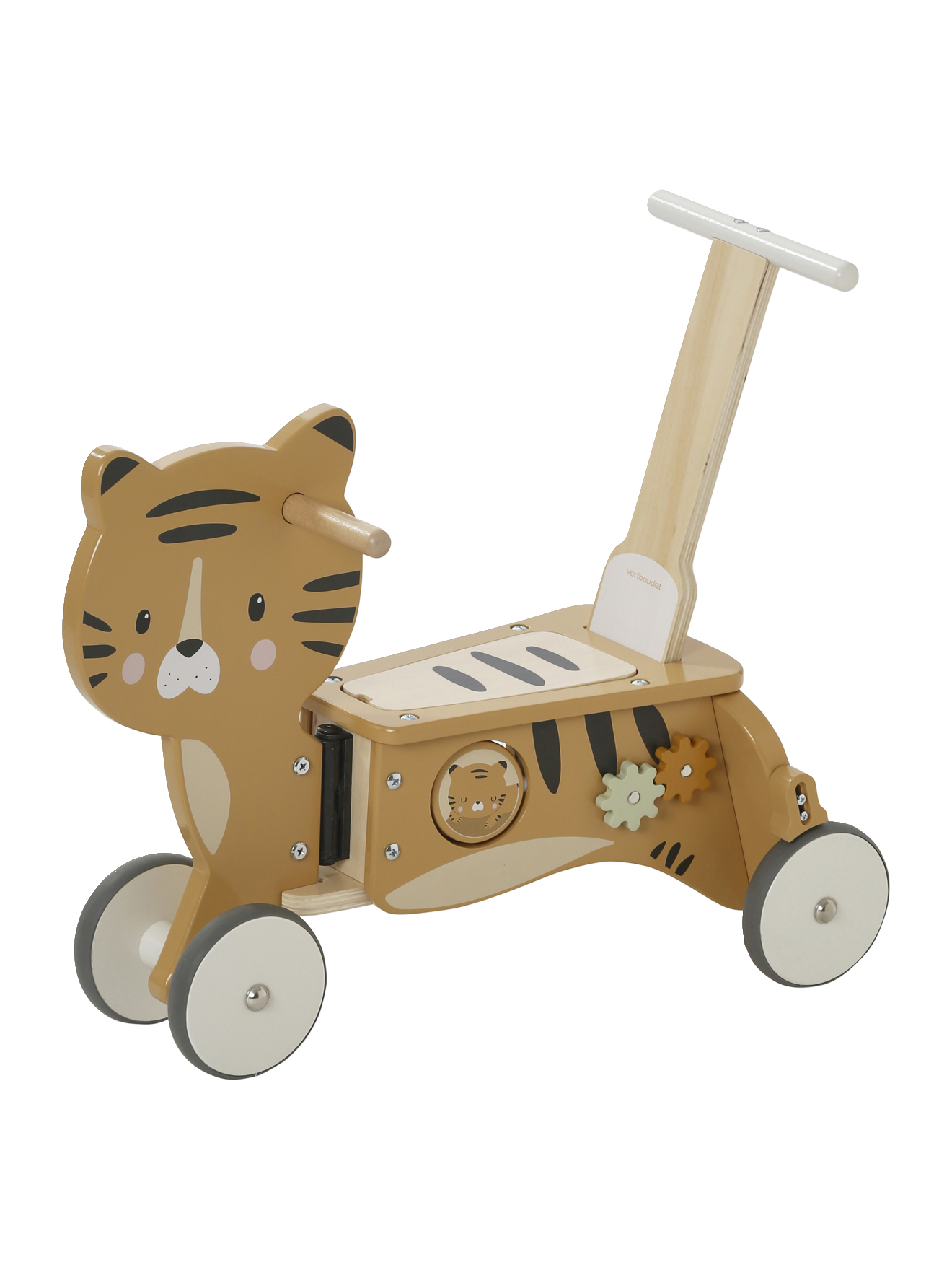 Porteur chariot de marche 2 en 1 en bois FSC®, VERTBAUDET