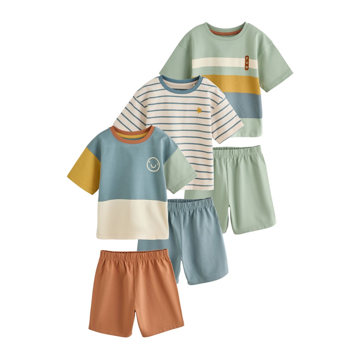 Pyjama short, lot de 3, NEXT