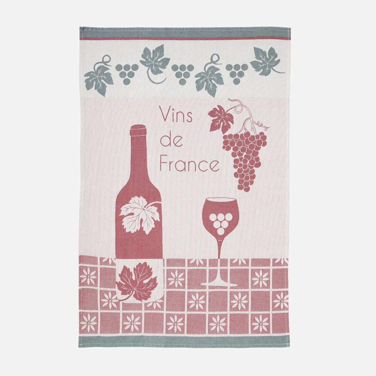 Torchon jacquard en coton CÔTÉ CAVE, COUCKE