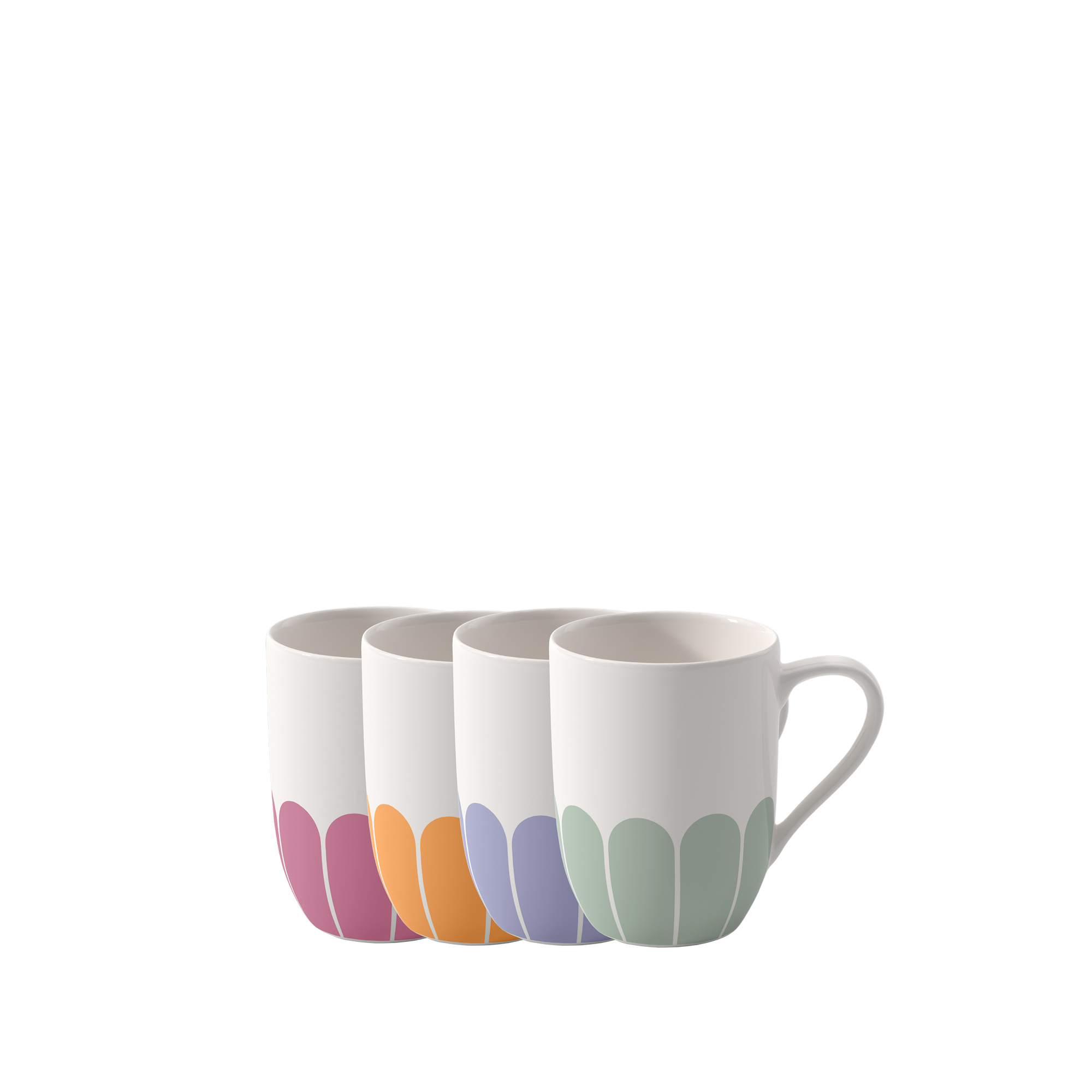 Mug Avec Anse, 4 Pcs FLEUR, VILLEROY & BOCH